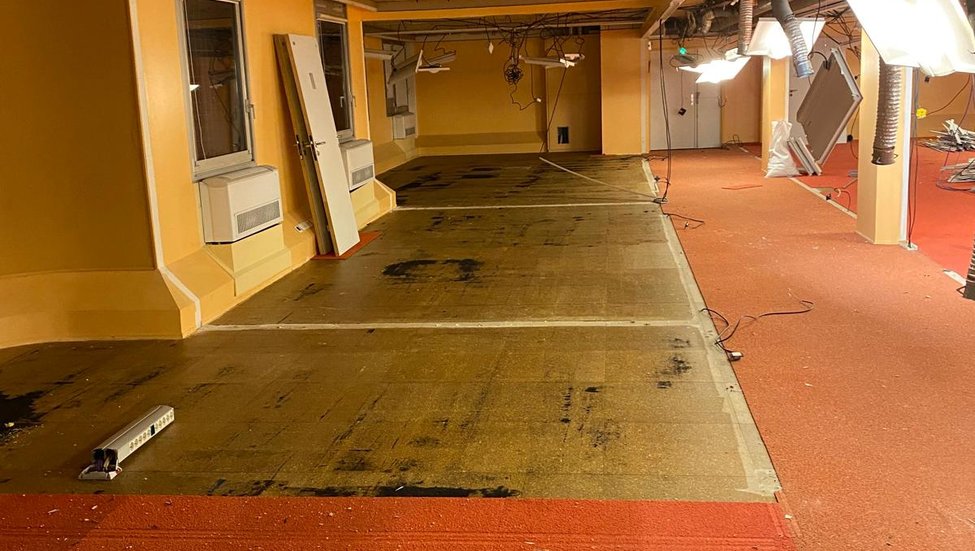 Pendant les travaux