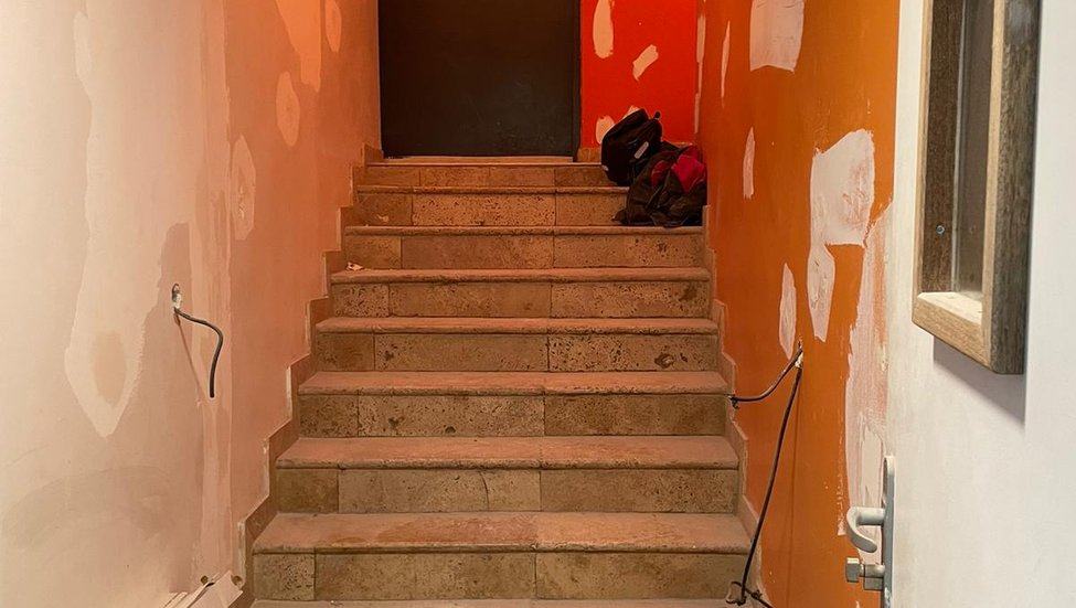 Pendant les travaux