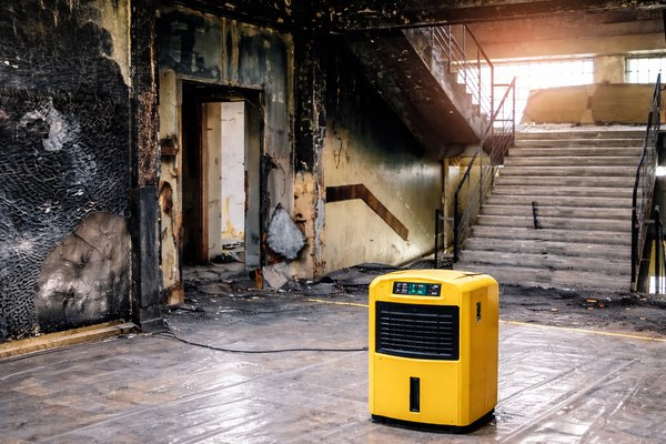 Assèchement après incendie