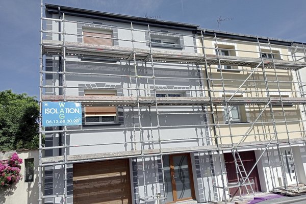 Isolation et embellissement d'une façade extérieure